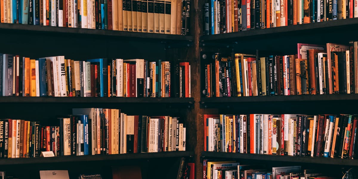 espaço de leitura organizado